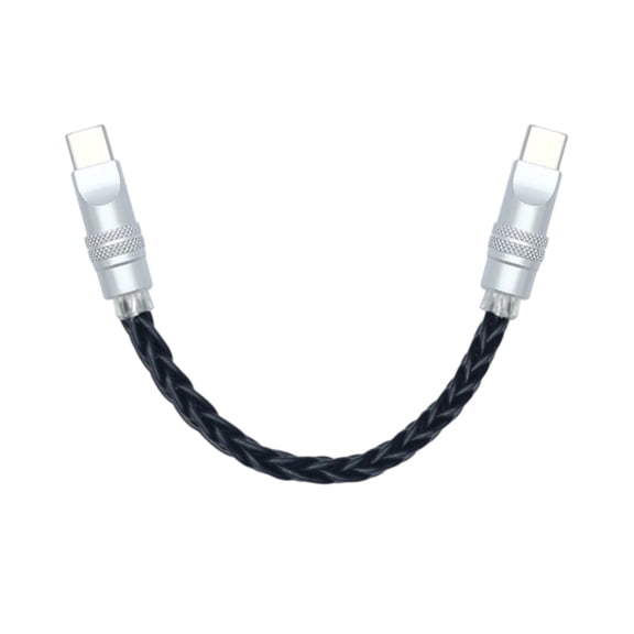 Type C Braided Cable with Eight Cored Silver Plated Coppered Designing for Efficient Charging and Data Transmission