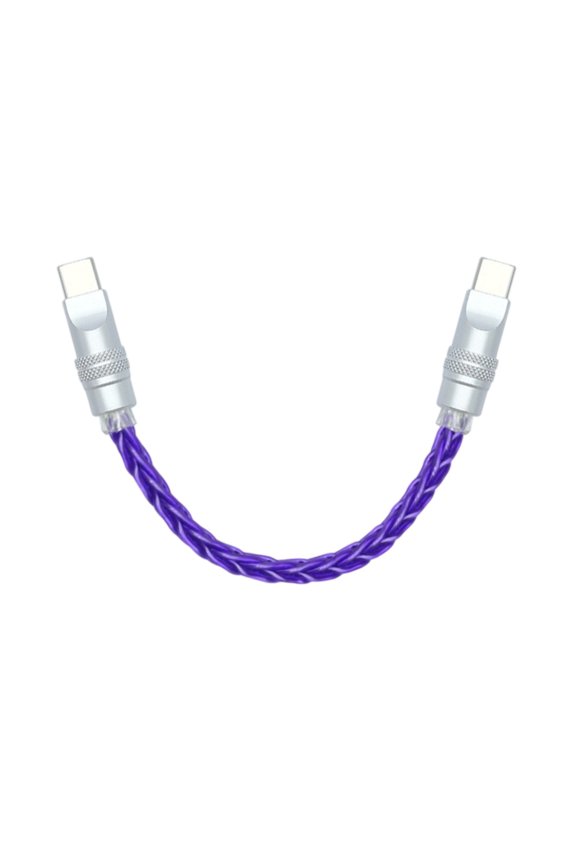 Type C Braided Eight Cored Silver Plated Coppered Cable Enhances Durability and Rapid Charging For Phone16 Tablets