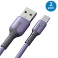 thumbnail image 1 of Type C Cable, [2-Pack 3.3ft] Fast Charging USB Type C Cord for Samsung Galaxy A10/A20/A51/S10/S9/S8, Type C Charger Premium Silicone USB Cable, 1 of 7