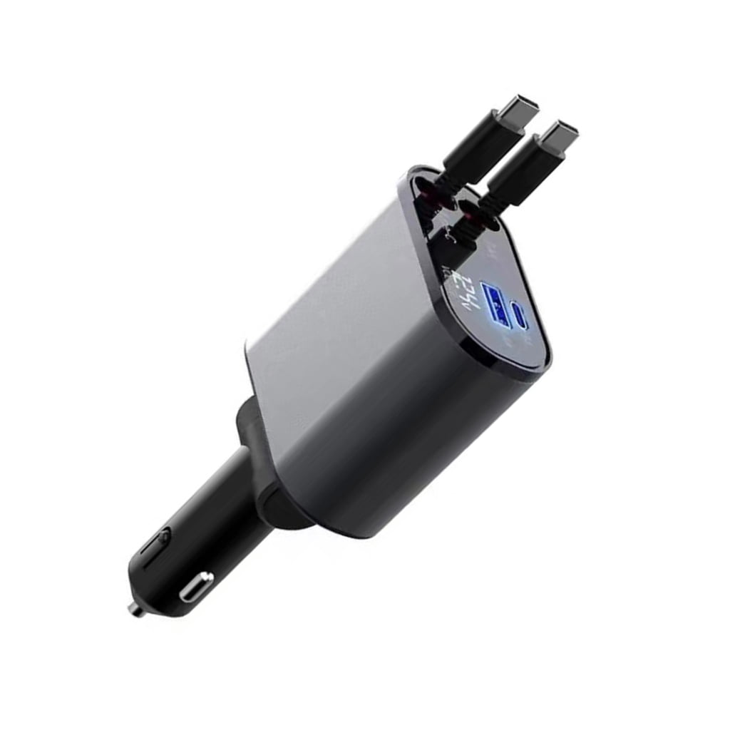 Type C Cable Fast Charging Retractable Cellphone Charger for Smartphones Tablet