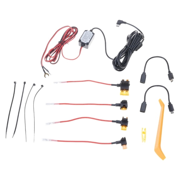 Type C Car Charger Cable Hardwire Kit for Dashcams with Fuses 137.8inch