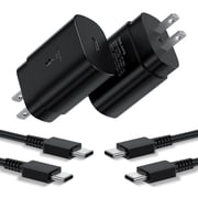Type C Charger, 2-Pack 25W Type C Super Fast Charging with 6ft Android Phone Charger Cable Compatible with Samsung Galaxy S23 Ultra/S23/S23+/S22/S22 S21 S20 Ultra/S22+/S21+/ Ultra/S20/S20+