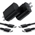 thumbnail image 1 of Type C Charger, 2Pack 25W PD USBC Wall Charger Super Fast Charging Block & 6ft Android Phone Cable Cord for Samsung Galaxy S25 Ultra/S25+/S25 S24 S23 S22 S21 S20 (Plus Ultra)/Note 20 10 9 8/ S10 S9, 1 of 7
