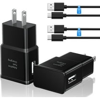 Type C Charger Fast Charging,2Pack Android Phone Adapter Wall Plug Block with 6ft Cable Compatible for Samsung Galaxy S22/S21/S20/S10/S9/S8/Note 20/Note 10/Note 9/Note 8/Z Fold/Z Flip/A Series
