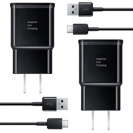 Type-C Charger Fast Charging, Android Phone Charger Block with USB Type-C Cable 4Ft for Samsung Galaxy S22/S21/S20/S10/S10 Plus/S10E/S9/S8/S21Ultra/S22+/S22 Ultra/Note 8/9/10/20, 2 Pack