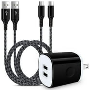 USB Wall Charger Block,FiveBox 2.1A Dual Port USB Charger Block with ...