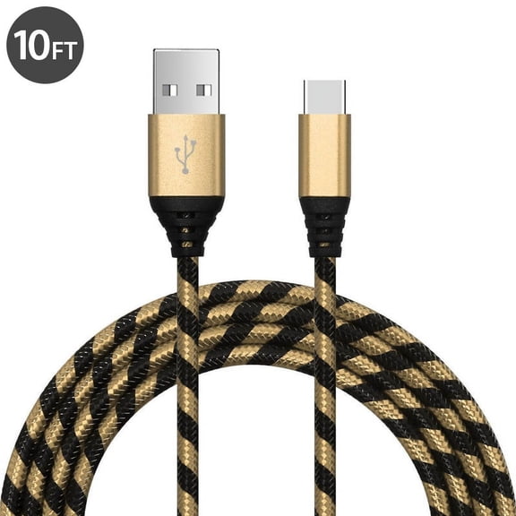 Type C Charger Fast Charging Cable USB-C Type-C 3.1 Data Sync Charger Cable Cord For Samsung Galaxy S10+ S9 S8 Plus Galaxy Note 8 9 Nexus 5X 6P OnePlus 2 3 LG G5 G6 G7 V20 V30 V40 HTC M10 Google Pixel