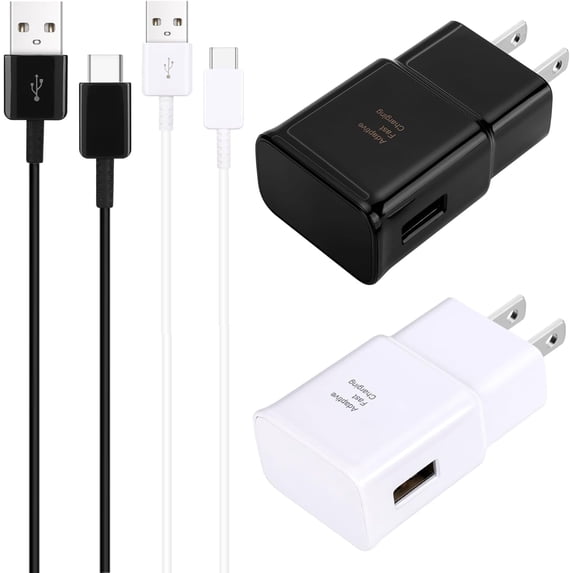 Type C Charger,USB C Android Phone Wall Charger Block & 6.6ft C Charger Fast Charging Cable for Samsung Galaxy S26/S25/S22/S22+/S22 Ultra /S21/S21+/S20/S10/S10+/S10e/S9/S9+/S8/S8Plus/Edge/Active/Note