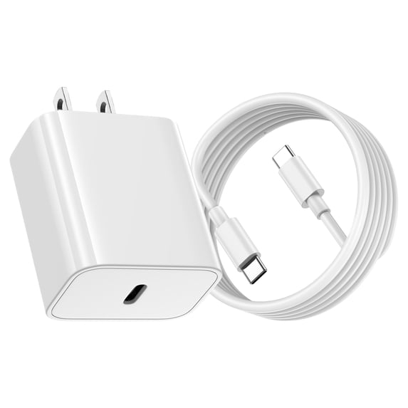 iPhone 17 16 15 Charger USB C Charge, [MFi Certified] 20W PD Fast Type C Charger Block with 6FT USB C Cable Compatible with iPhone 17/16/15, iPad, Galaxy, Android