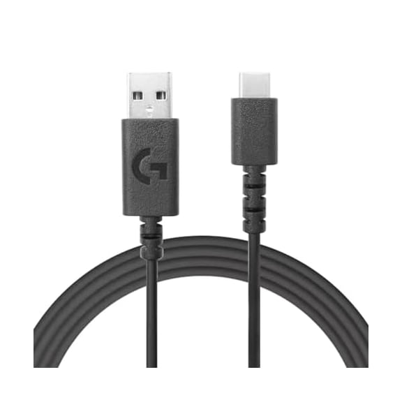Type-C Date Charging Cable, USB C to USB for Logitech G502 X Wireless/G502X Plus/G Pro X Superlight 2/G303 Gaming Mouse/G733 Headset/G PRO X2 Headphones/Pro x tkl/Pro X 60/G915X Keyboard