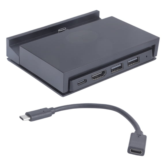 Type-C Dock Support 1080P 60Hz 4K 30Hz Card Port Multifunction Docking Charging Station with Detachable USB C Hubs
