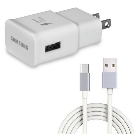 Type-C Fast Home Charger for Galaxy A30s/A10s/A10e/A02s - 6ft USB Cable Quick Power Adapter Travel Y7A Compatible With Samsung Galaxy A30s/A10s/A10e/A02s