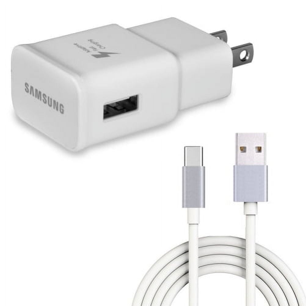 Type-C Fast Home Charger for Samsung Galaxy A12 A32 A42 A52 A72 5G Phones - 6ft USB Cable Quick Power Adapter Travel Wall Compatible With Galaxy A12 A32 A42 A52 A72 5G Models