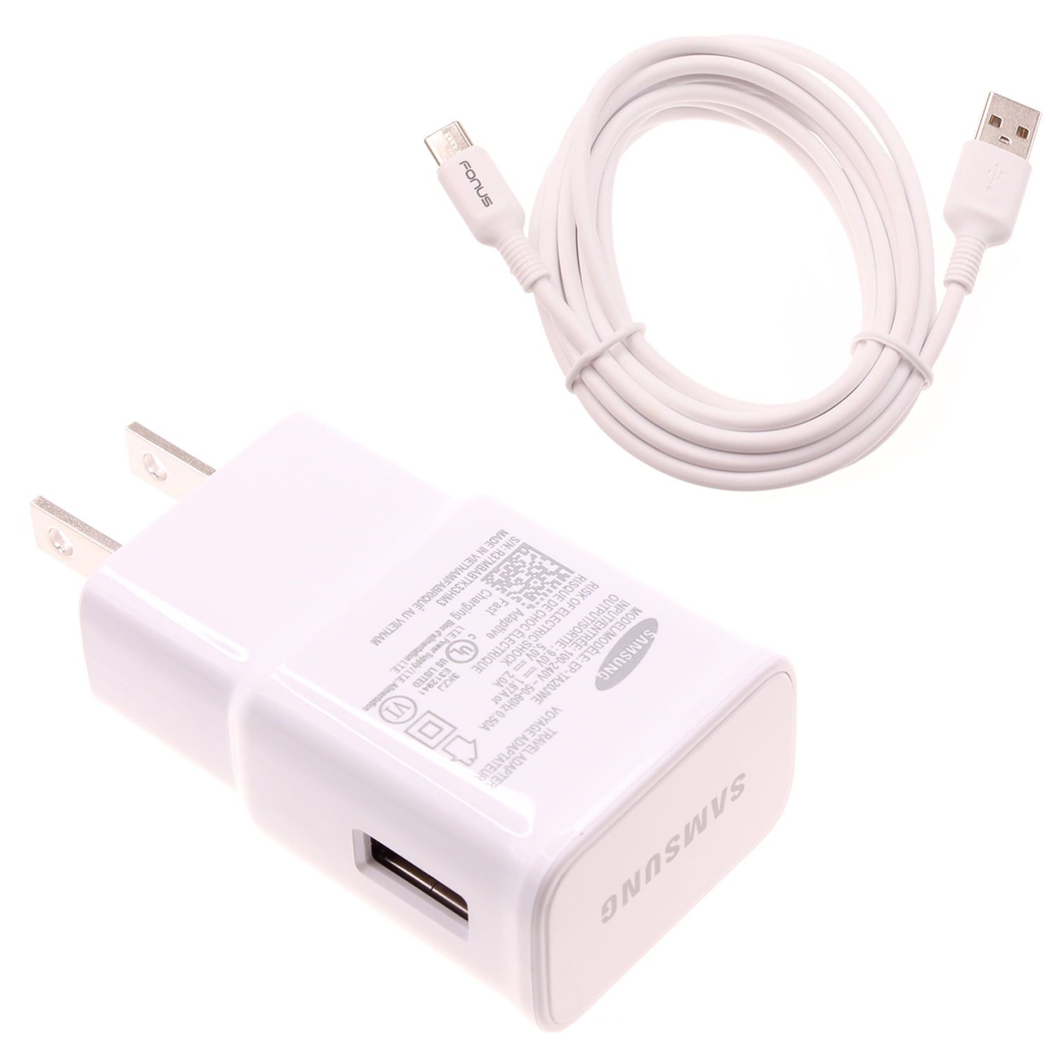 Type-C Fast Home Charger for Samsung Galaxy S22/Ultra/Plus Phones - 6ft USB Cable Quick Power Adapter Travel Wall Compatible With Samsung Galaxy S22/Ultra/Plus