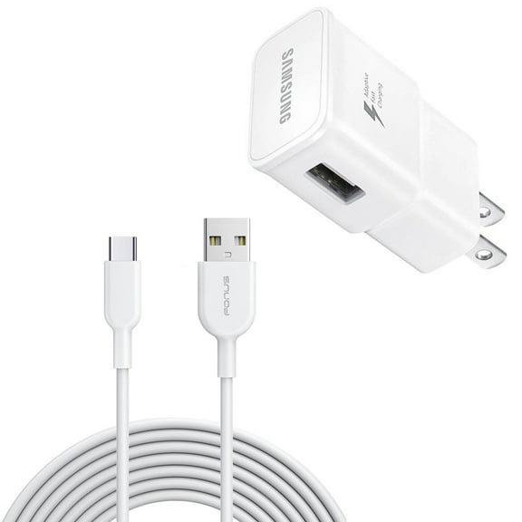 Type-C Fast Home Charger for Motorola Edge (2024)/(2022) - 6ft USB Cable Quick Power Adapter Travel