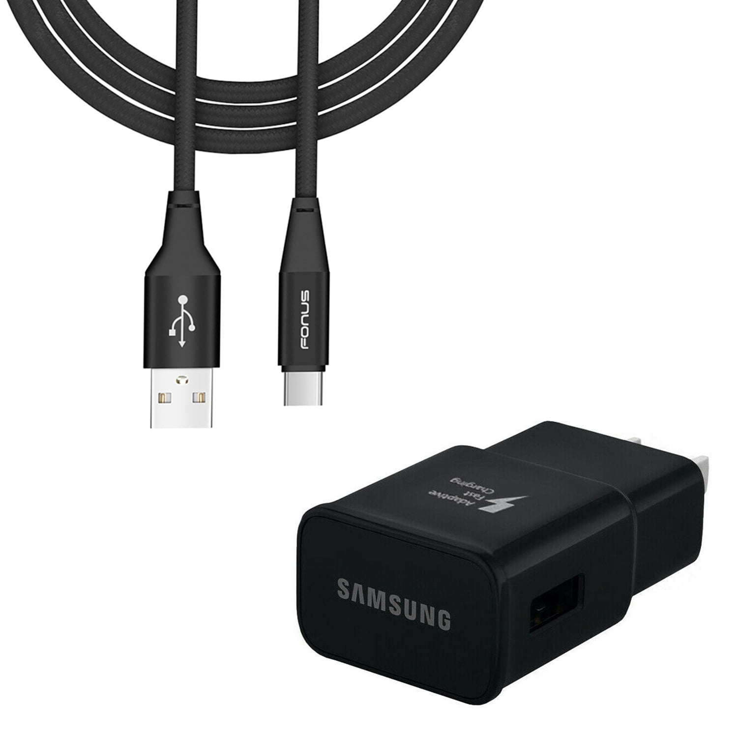 Câble Type C Pour Motorola Moto G9 Plus Câble USB Tressé Nylon