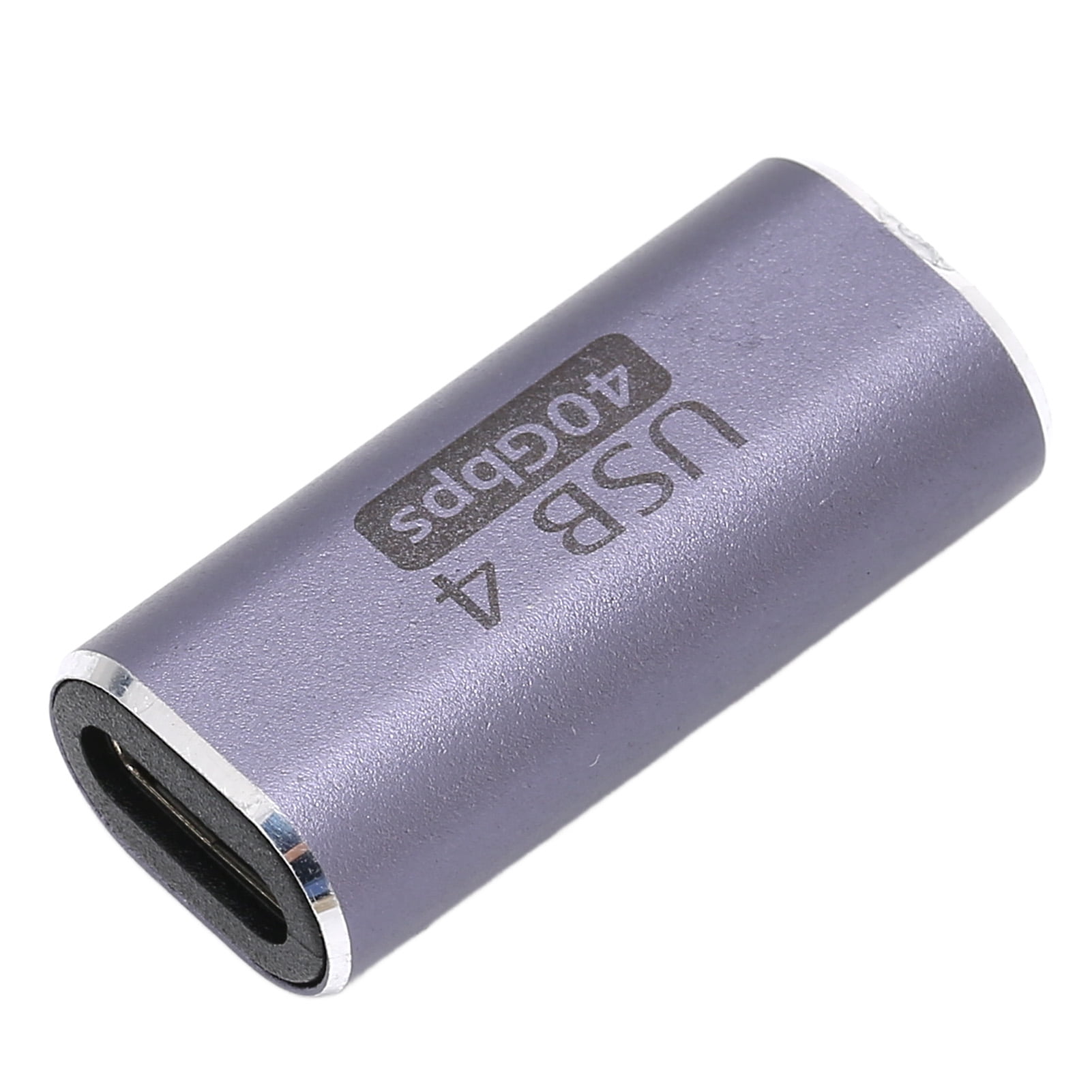 Type C Female to Female Adapter Aluminum Alloy 40Gbps 100W Coupler ...
