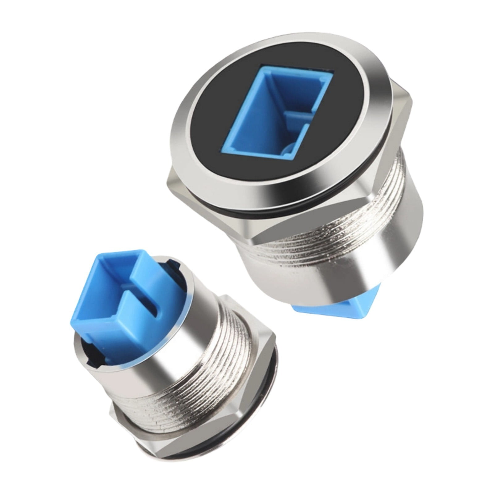 Type C Female to Female Fiber Adapters Socket Panel Module Embedded ...