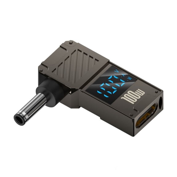 Type C Female to Male Adapter Connector PD100W Suitable for Monitoring Voltages Current Power Laptops Efficient Charging