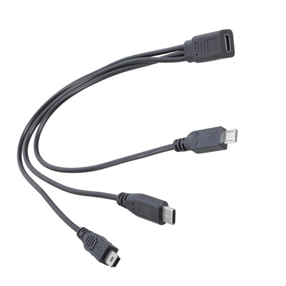 Type C Female to Type C Charging Cable Splitter Cord Line Suitable For Multiple Electronics Gaming Mobile Use 30cm