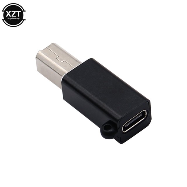 Type C Female to USB B Male Scanner Converter Male Adapter Connhection