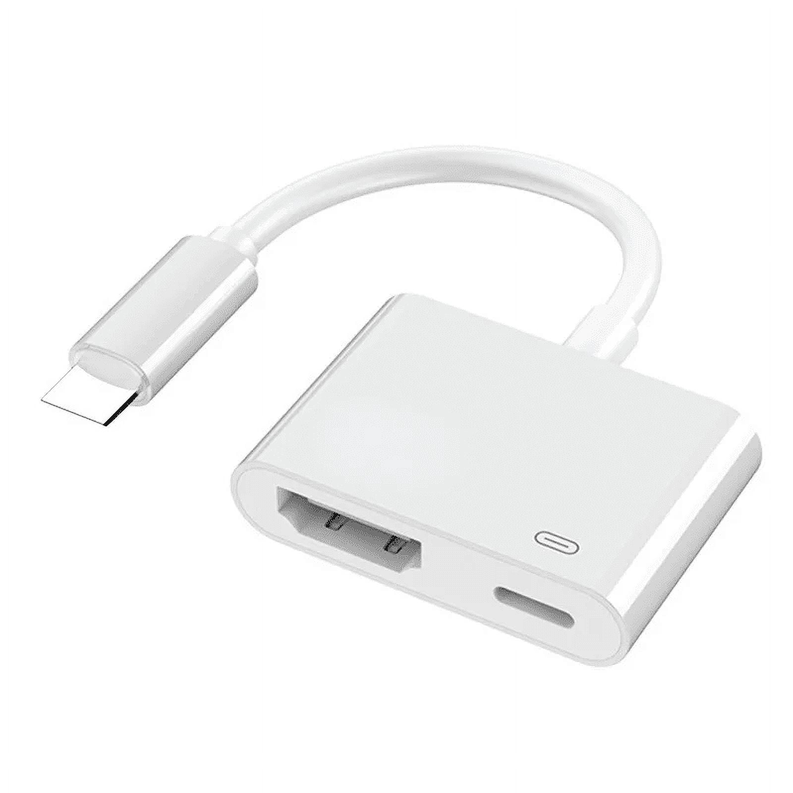 Type-C to HDMI Adapter, Digital AV Audio Dongle, iPhone to HDMI