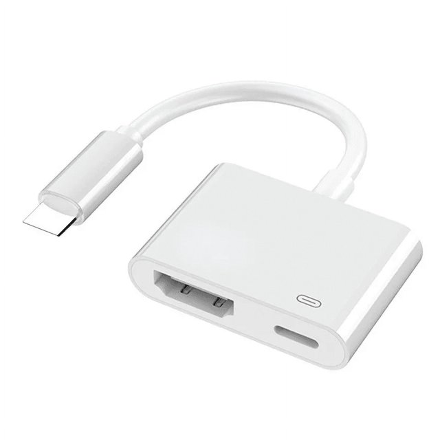TypeC to HDMI Adapter, Digital AV Audio Dongle, iPhone to HDMI