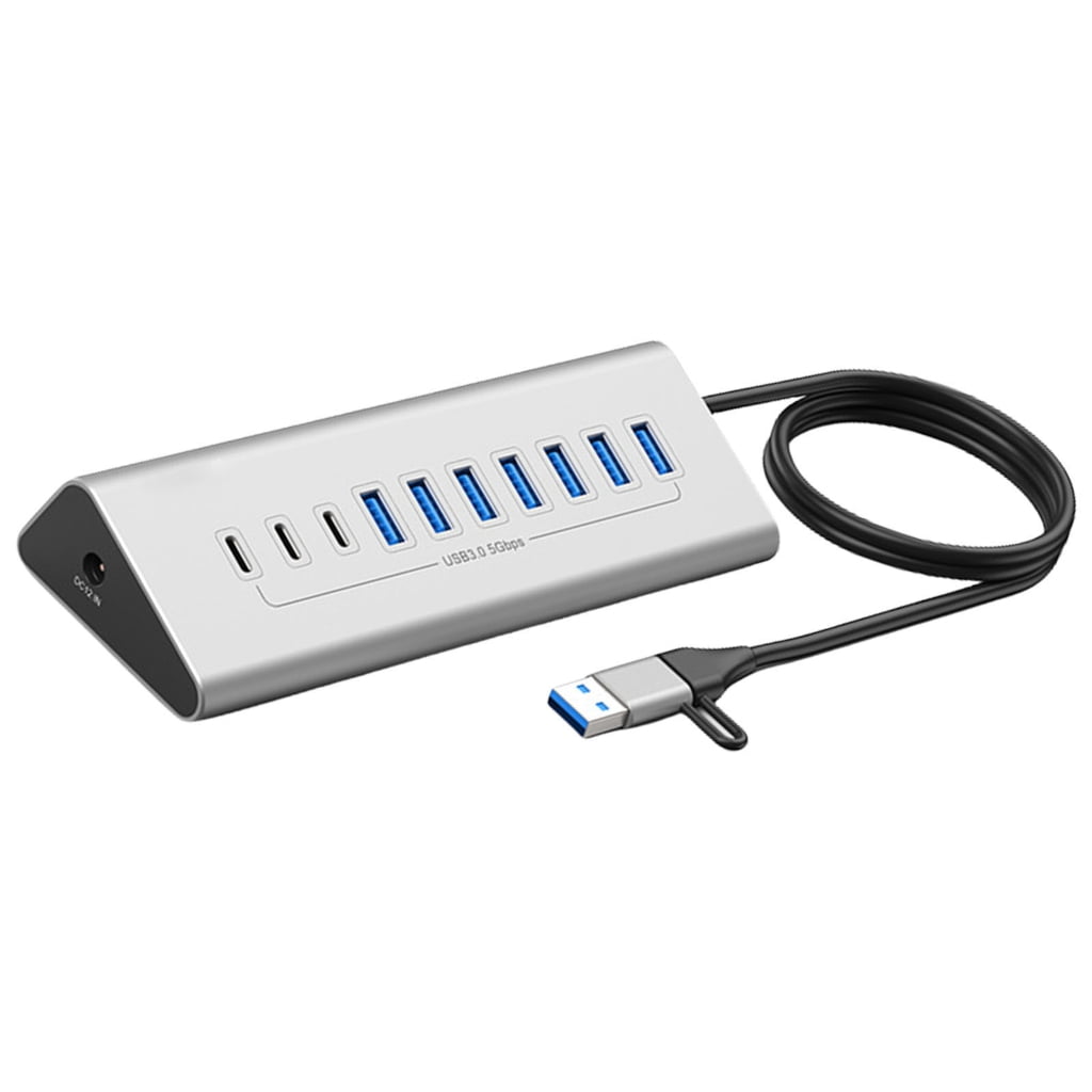Type C HUB USB Hub 7/10 Port USB3.0 Splitter USB HUB Adapter Expansion Docking Station Adapter For PC/Phone/Laptop