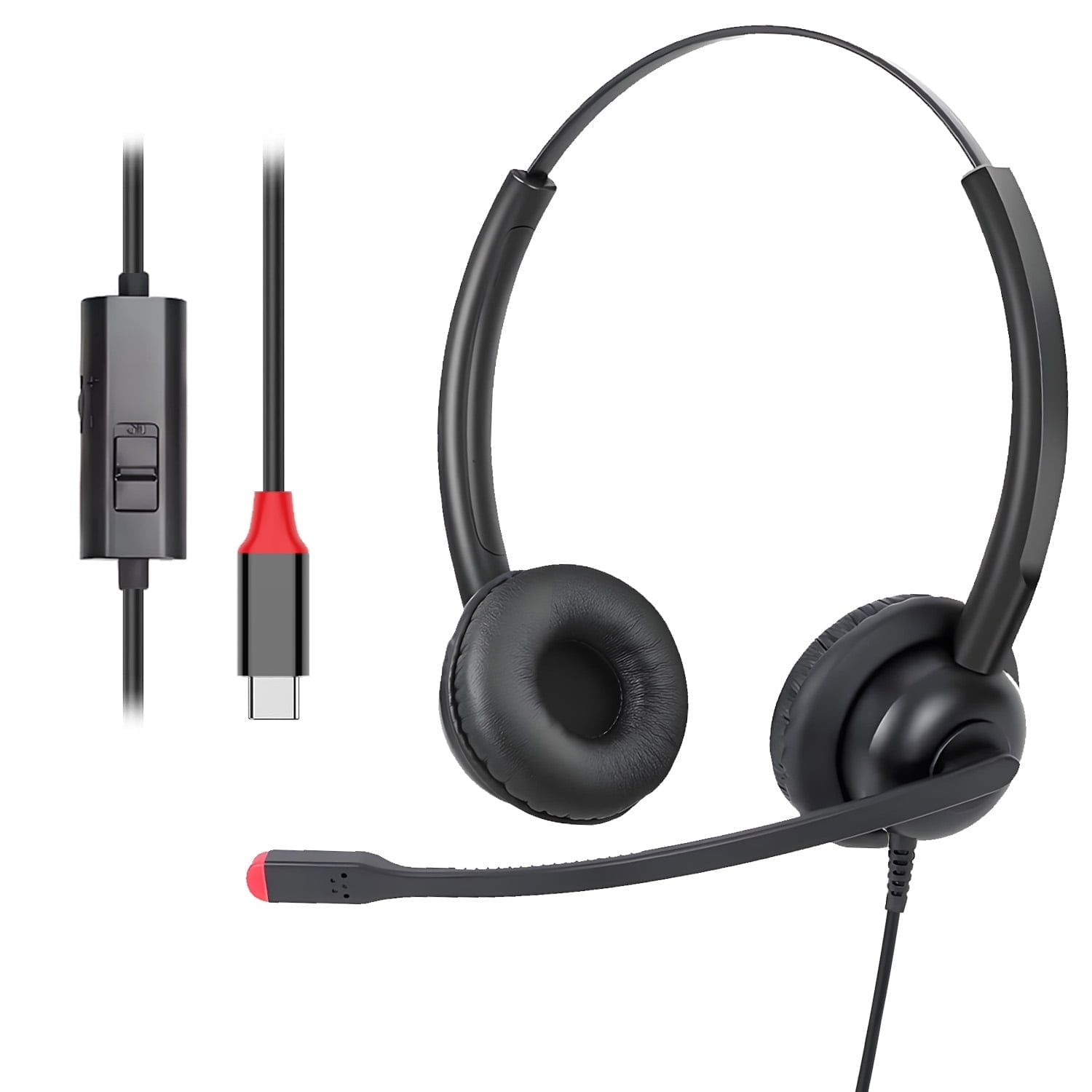 Callez USB Type C Headset with Microphone for iPhone, Mac, Laptop