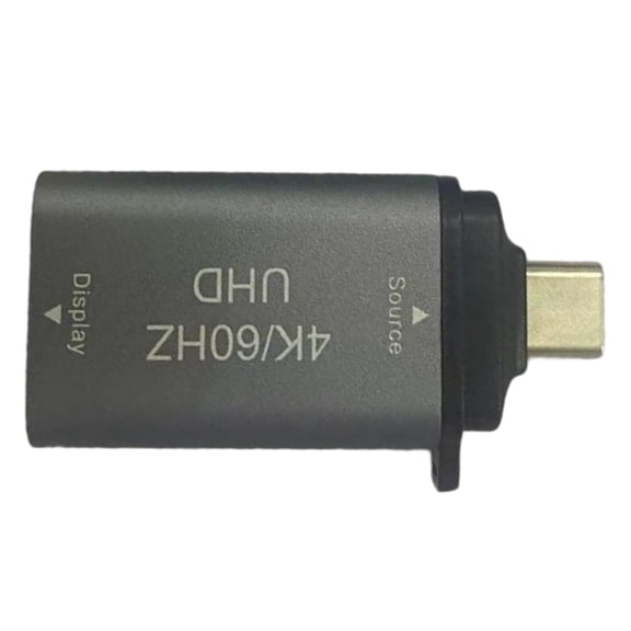 Type C Highly Definition Converter 4K 60Hz Resolution Pocket Size Aluminum Adapter Universally for Laptop