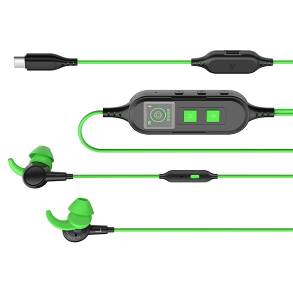 Type C In Ear Gaming Headphone with Microphone Noise Cancelling for Laptop Phone