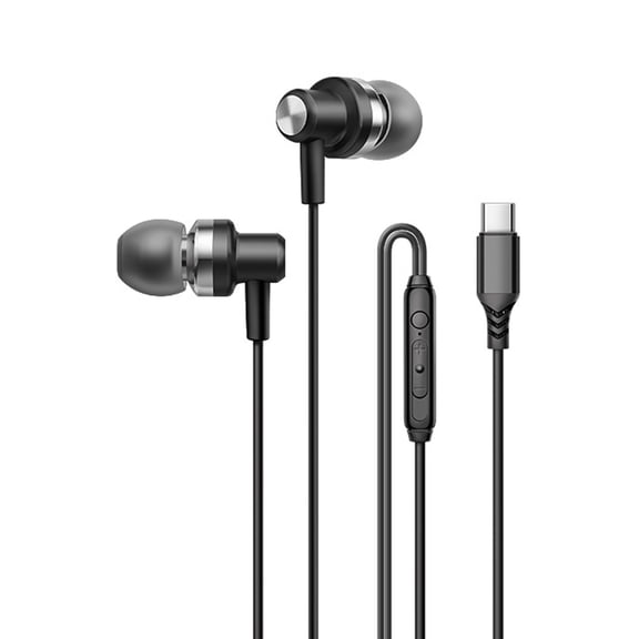 Type C In Ear Headphones Digital Decoding and Noise Reduction Enhances Bass