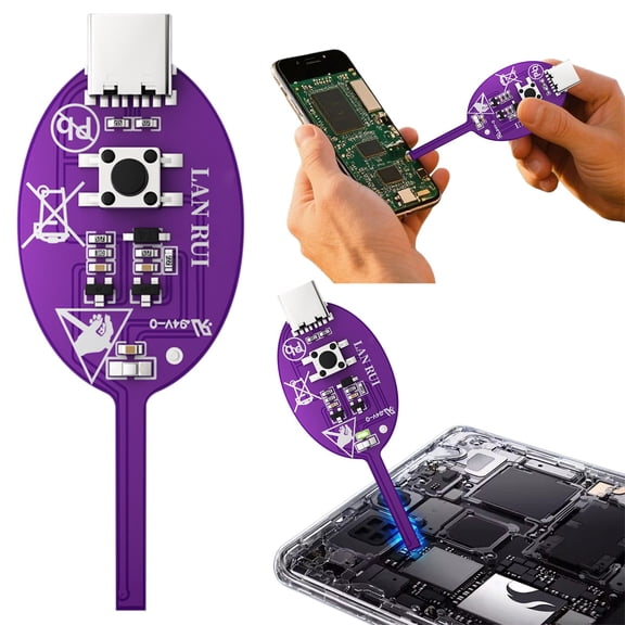 Type C Inductance Coil Tester Electronic Circuit Board Detector High Sensitivity for Phone PC Repair