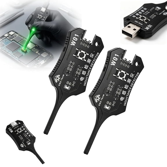 Inductance Tester Type-C High Sensitivity PCB Fault Finder Tool for Phone PC Repair 2 Pack
