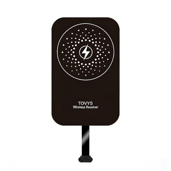 Type-C Magic Tag Wireless Charging Receiver - Wireless Charging Adapter for USB-C Phones, No Cable Wrapping Needed, Ultra-thin and Universally Compatible