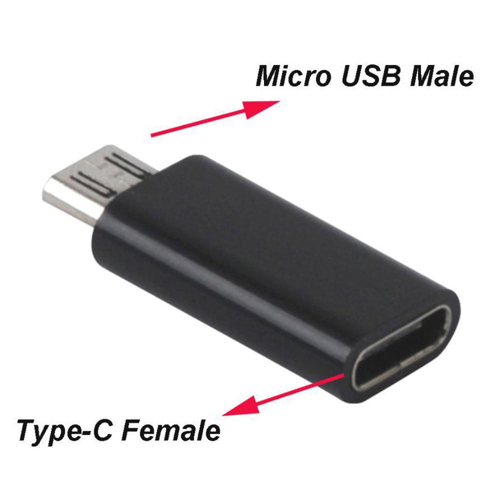 HexaGear Black Full Metal Body USB-C Adapter Connector USB Type C Male To Micro USB Female Adapter Charge Sync Converter Phone Converter Price In India - Buy HexaGear Black Full Metal Body