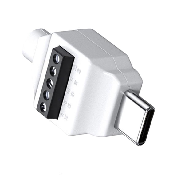 Type C Male To 5Pin/4Pin Solderless Terminal For Fast USB C Cable Repair