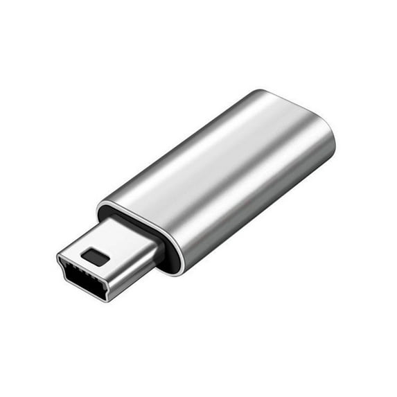 Type C Male To Mini Usb 2 0 Female Charge Data Sync Adapter Suitable for Data Transfer and Charging Small Devices