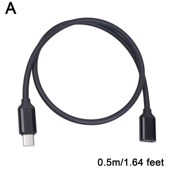 Type C Male to Female PD Charging USB C Extension Cable Sync Extender Co Z3V5