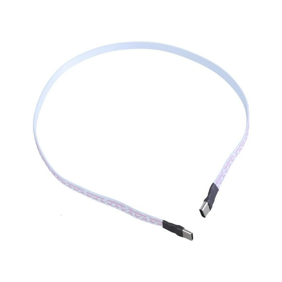 Type C Male to Male Cable 480Mbps Data Transfer 2A Charging Cable for Smartphones Printers Modem Cameras Console