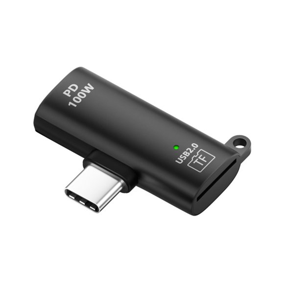 Type C Memory Card Reader Transfer Photo Video Memory Card Simultaneously Read Writer Reader For Camera Phone