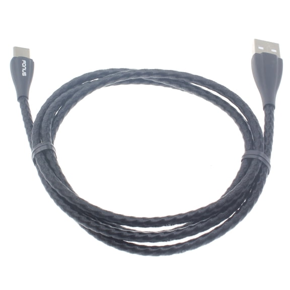 Type-C Metal USB Cable for TCL 30 XE 5G, 20 XE, V 5G, 4X 5G - Charger Cord Power Wire USB-C 3ft Compatible With TCL 30 XE 5G, 20 XE, V 5G, 4X 5G