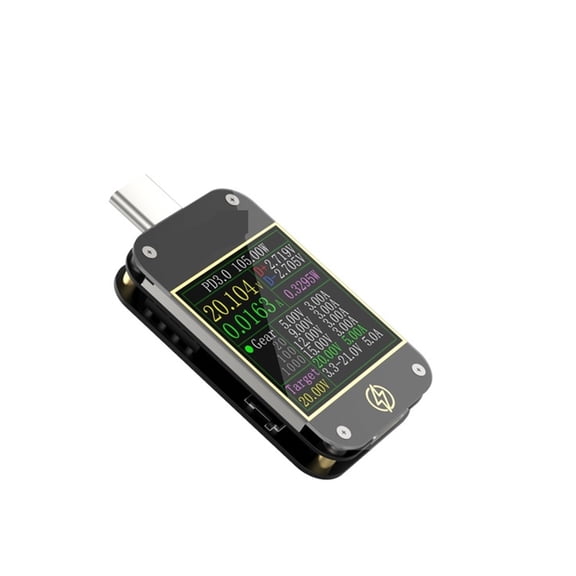 Type-C PD Trigger USB-C Voltmeter Ammeter Fast Charging Protocol Test Type-C Meter Power Bank Tester With PC Software ,Portable