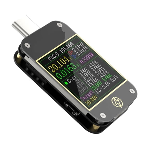 Type-C PD Trigger USB-C Voltmeter Ammeter Fast Charging Protocol Test Type-C Meter Power Bank Tester With PC Software ,Portable