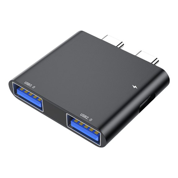 Type C Power Delivery Converter Connector Hub Docking Station 3 in 1 Adapter for Efficient Work Entertainment Easy Carry