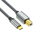 Image Computer Scannner Type C Printer Cable USB 2.0 Male to USB B Scanner Cable Printer Cord ...