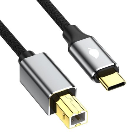 Type C Printer and Controller Cable USB C to USB B Cable for Fast Data Transfer