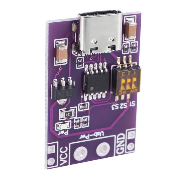 Type-C QC PD2.0 PD3.0 to DC Spoof Scam Fast Charge Trigger Detector USB-PD Notebook Power Supply Change Board Module