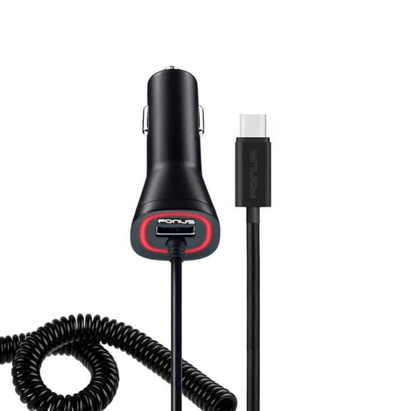 Type-C Quick Car Charger for Samsung Galaxy Z Flip4/Flip3 5G - Power Adapter DC Socket USB Port USB-C