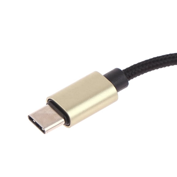 Type C To RCA Audio Cable 2 RCA Aux Cord Converter USB C Audio Line For Laptop Mobile Phone Speaker Amplifier Audio Power Amplifier Braided Cable 1meter